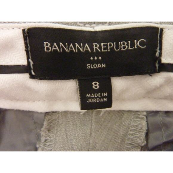 Banana Republic Sloan Gray Pants Size 8 - Picture 6 of 7